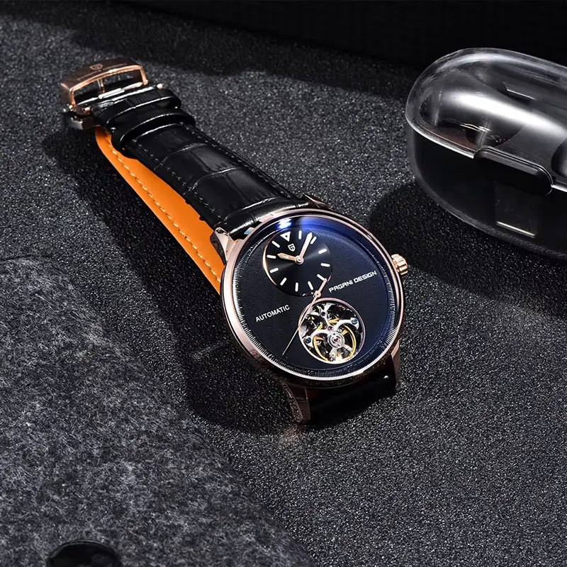 Pagani Design Blue Dial Tourbillon Men's Watch- PD-1796